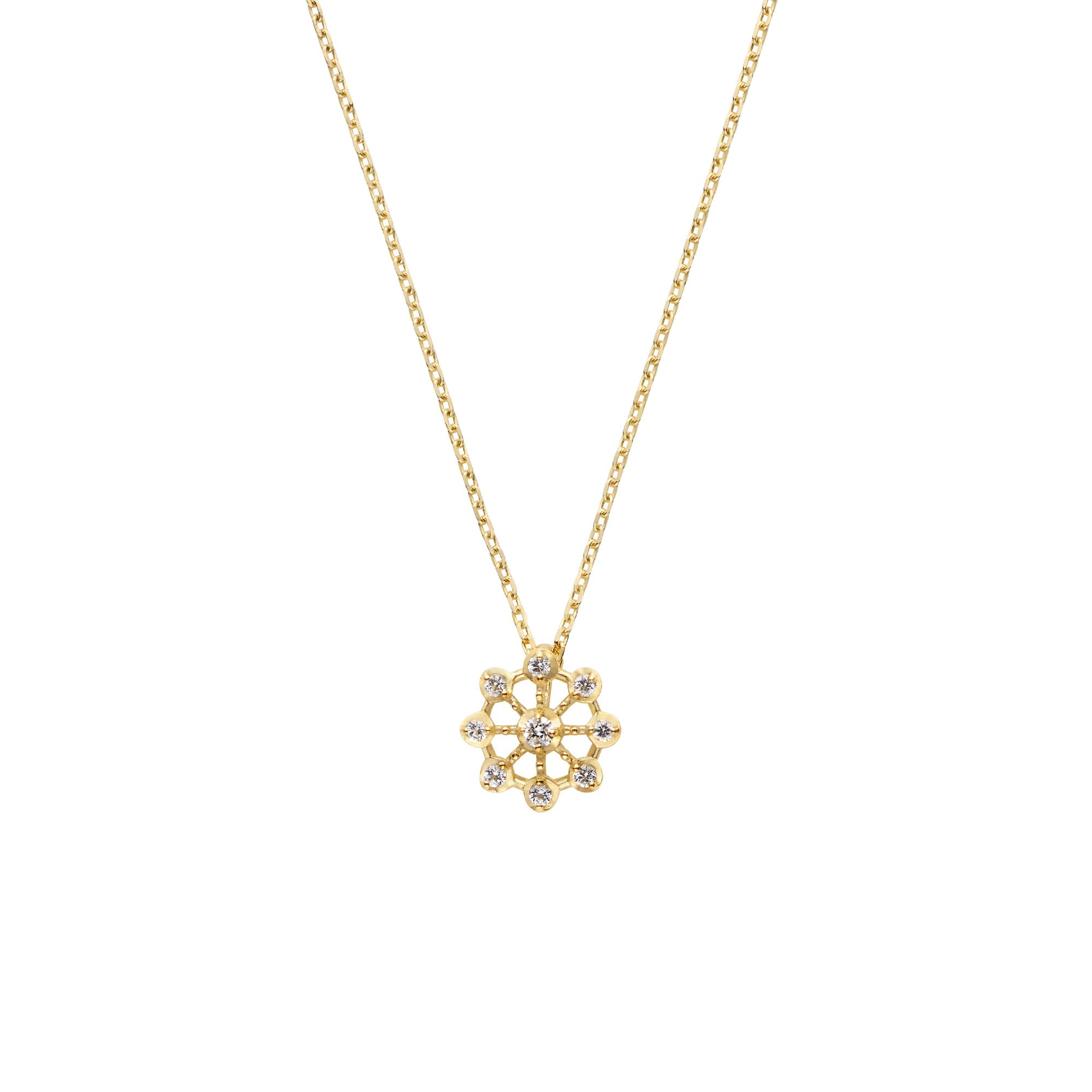 

K10YG White Topaz Necklace AJVN163540TH [Vendome Aoyama] [Official]