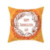 Thanksgiving Day Yellow Pumpkin Sunflower Digital printing short plush pillow covers for sofa office cushion cover home goods