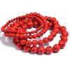 4/6/8/10mm Naturstein Rote Perlen Armbänder Für Männer Frauen Elastisches Seil Armband Yoga Meditation Gebet Reiki Schmuck