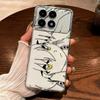 Anime Line Art Manga Eyes TPU Phone Case For IPhone 15 14 13 12 11 Pro Max X XR XS 8 7 Plus, Clear Shockproof Protective Cover