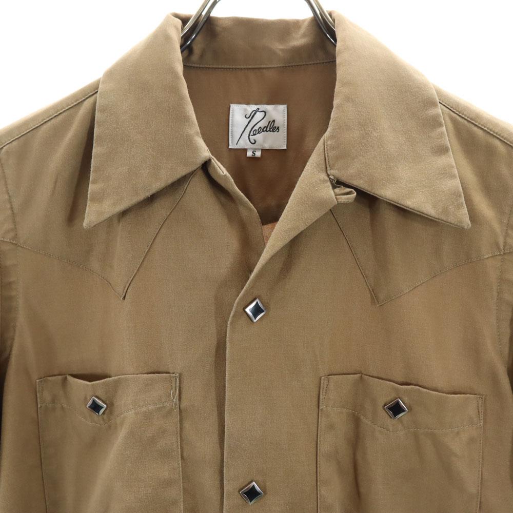 NEPENTHES Long sleeve shirt S Brown Men's Used