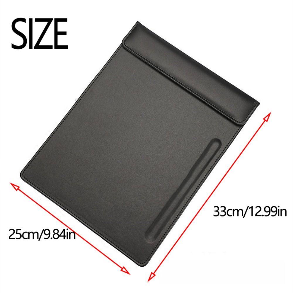PU Leather Writing Board A4 Writing Pad Letter Size Paper Folder  Restaurant