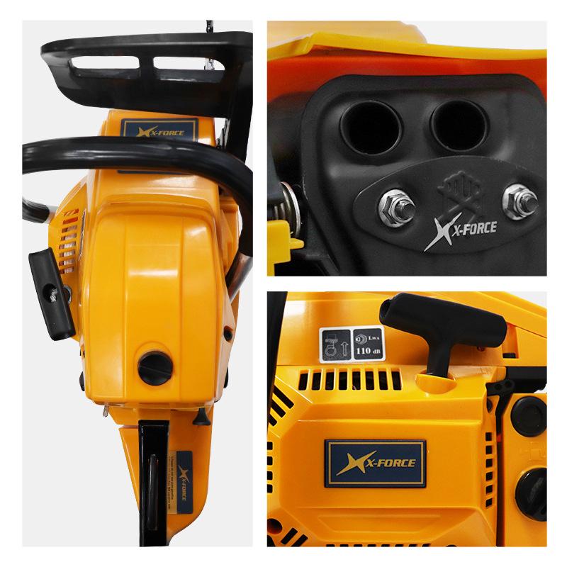 58CC Handheld Chainsaw - High Power 2.55KW Portable Pruning Saw for Home and Garden Use