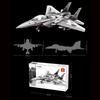 Large Size Aircraft Building Block Model ABS Detailed Fighter Aircraft Model Assembling Type DIY Airplane Model Boy Gifts