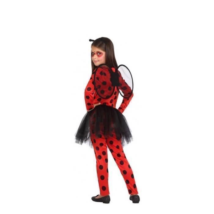 Costume De Mariquita - ATOSA - Tutu Pour Fille - Multicolore - Inclus: Mono, Ailes, Antennes