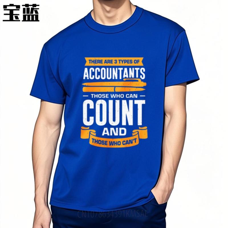 Workout For Unisex Oneck Tshirt Unisex There Are 3 Types Of Accountants Those Who Can Count And Those Who Cant Stylish Man