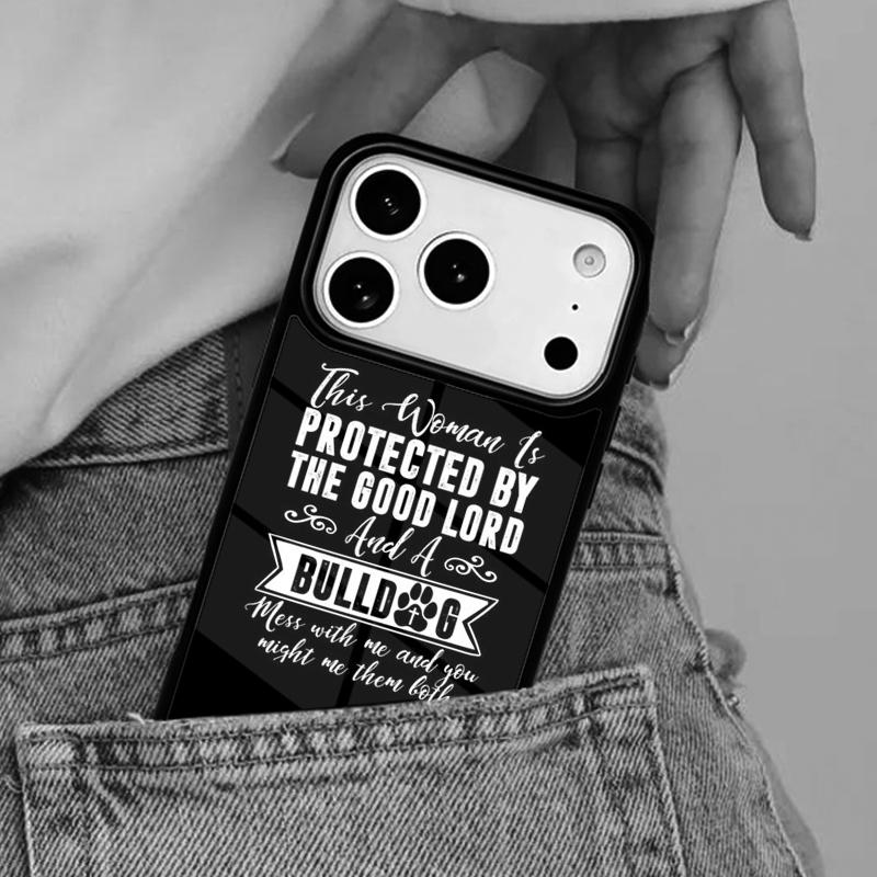 life is better with a bulldog mom Phone Case for iPhone 17ProMax 12 13 14 15 16e 17 Pro Max Plus Air Cover