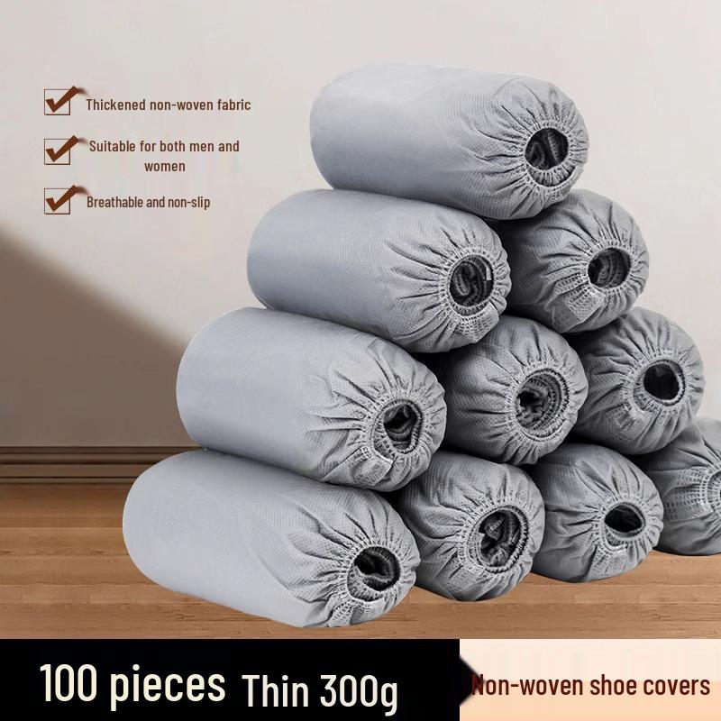 Shoe Covers: Reusable, Thick, Wear-Resistant, Non-Woven for Indoor Use by Students and Children