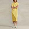 Polo Ralph Lauren SS22 File Midi Polo Elbise Kadın Elbiseleri Sarı WMPODRSNFA20226-730