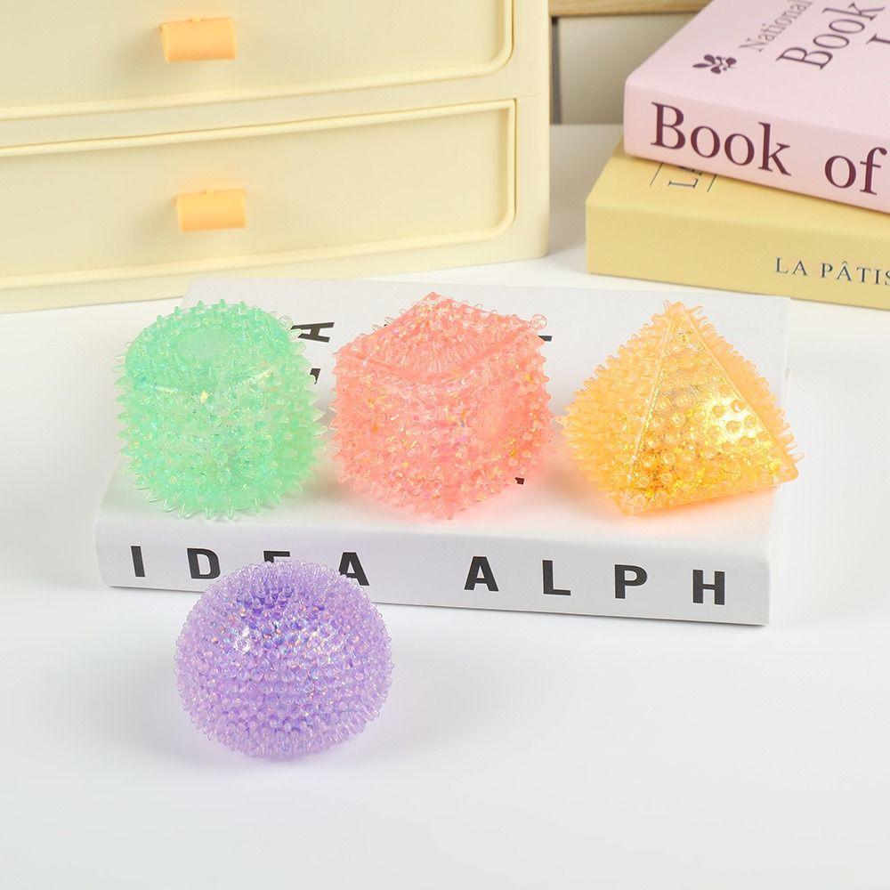 Geometric Shapes Maltose Fidget Squishes Slow Rising Sensory Toy Squishy Ice Ball  Office Home