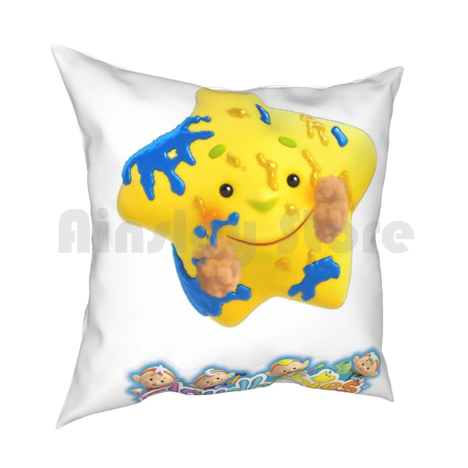 Little Star Pillow Case Printed Home Soft Throw Pillow Cloudbabies Little Star 30x30cm 12x12in