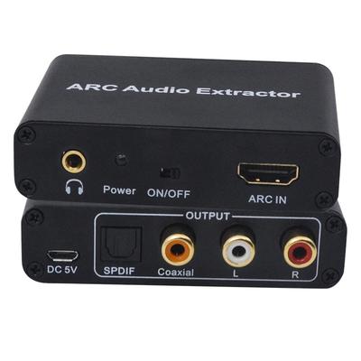 HDMI ARC Audio Extraktor DAC ARC L/R Koaxial SPDIF Klinkenanschluss Extraktor HDMI Audio Rückkanal Konverter