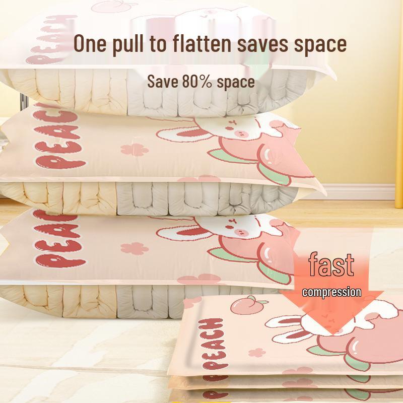 Sac de Depozitare cu Compresie prin Aspirare pentru Haine și Pilote