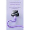 New Fast Charging Cable 4 in 1 Silicone Cable With 8 Pin/Type C/USB a Port High-speed Charger Wire For Samsung iPhone Huawei