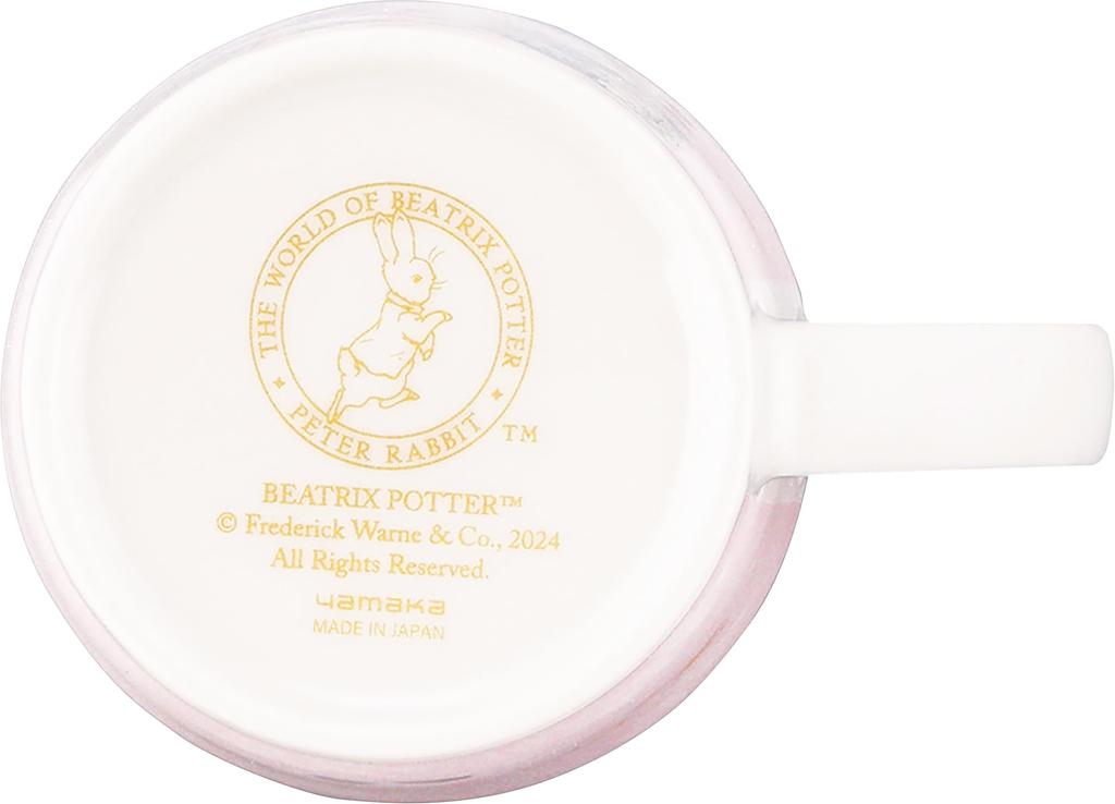 Peter Rabbit 2025 Years Mug, Approx. 350ml, Microwave Safe, Character Merchandise, Gift, Tableware, PR2025-11