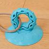 Dog Suction Cup Teething Toy with Treat Dispenser TPR Chew Ball for Small Medium