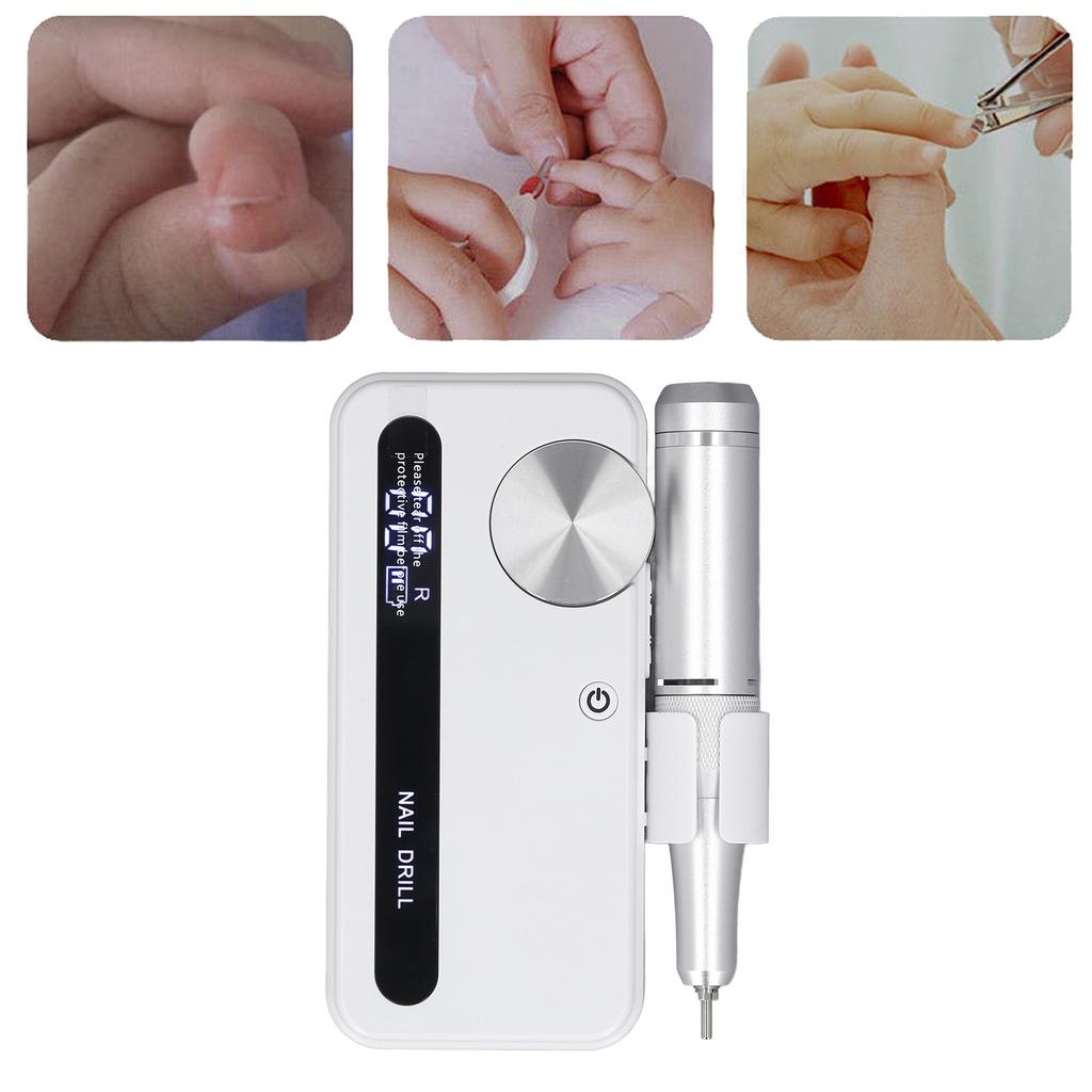 Electric Nail File Set Multifunctional Nail Grinder Portable Polishing Manicure Tool Electric Nail Drill For Nail Grinding Polishing