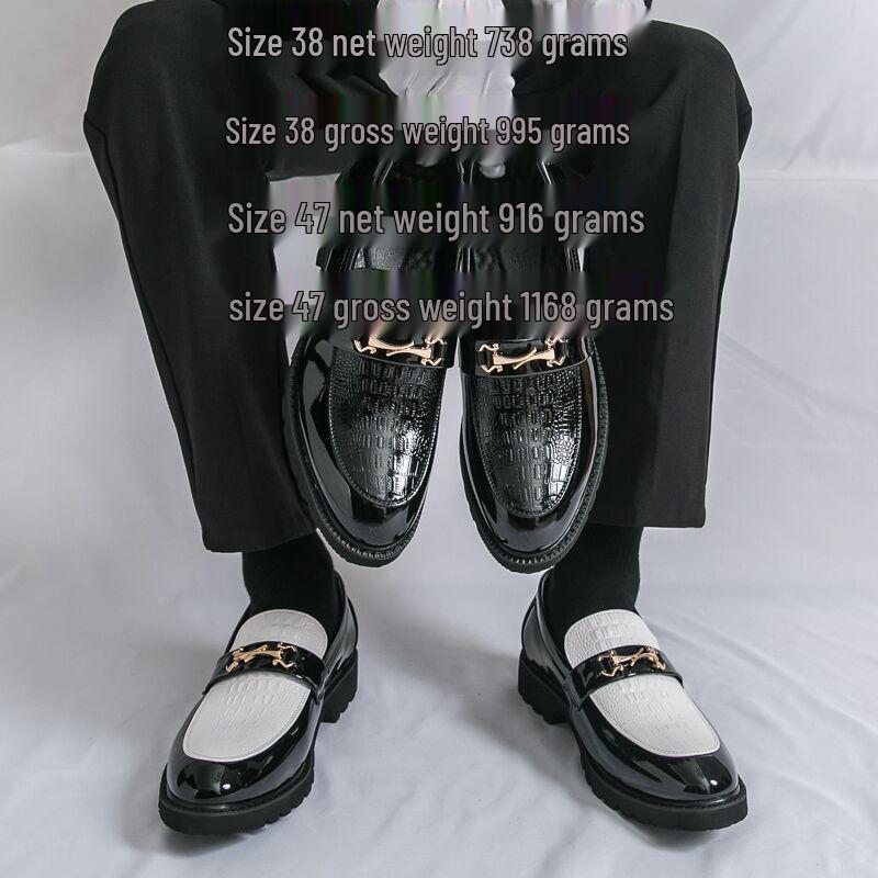 Herren Übergröße Spitzschuh Leder Slipper: Formelle & Freizeitliche Slipper im Britischen Stil für das Büro