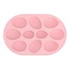 Multi Functional Easter Egg Shaped Cake Mold Silicone Chocolate   Baking Mold Accessory(Blue Grey )