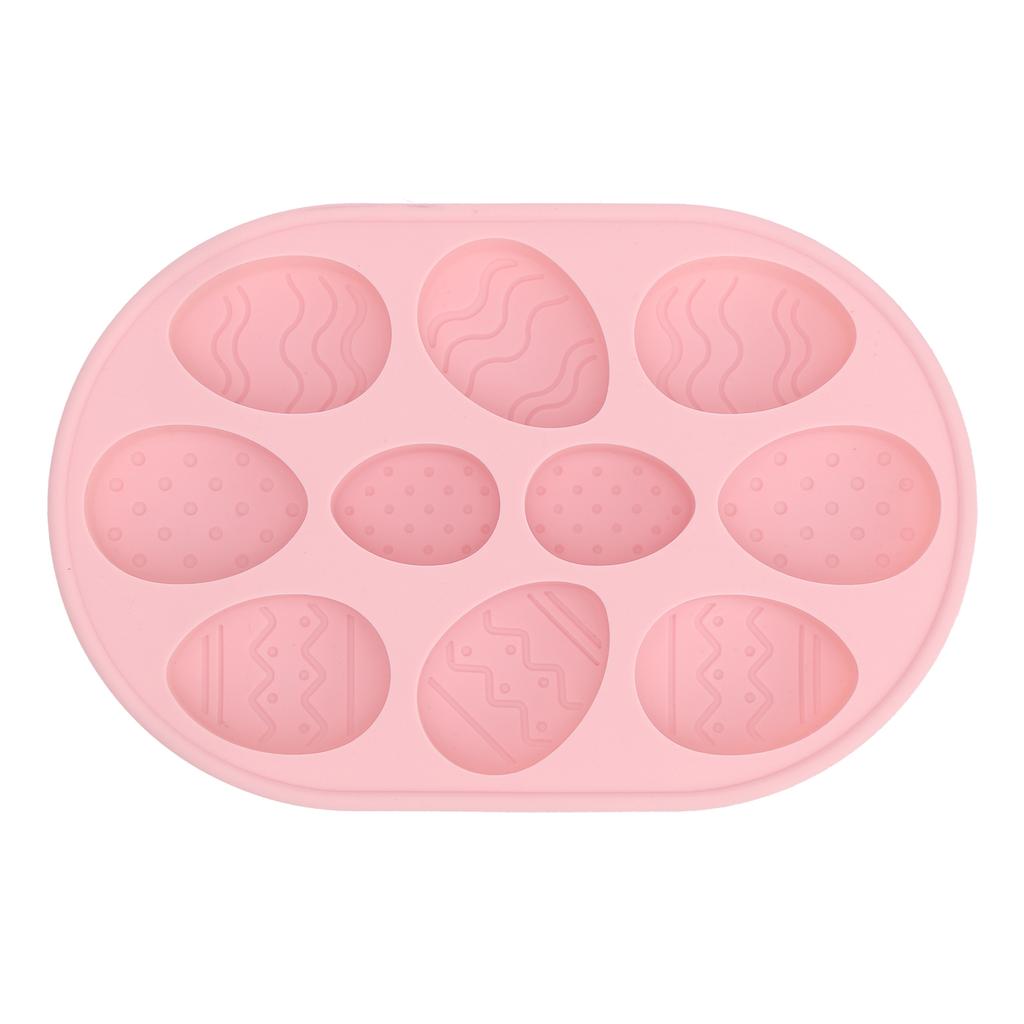Multi Functional Easter Egg Shaped Cake Mold Silicone Chocolate Baking Mold Accessory(Blue Grey )