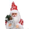 Christmas Hanging Decoration, 7.5 Inch High Santa Claus Doll, Vivid Appearance with Lanyard, Home