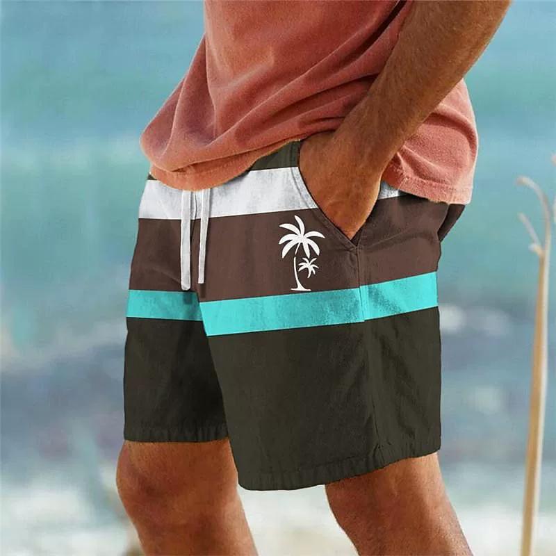 Drawstring, Breathable and Versatile Men s 3D Printed Shorts Are New S