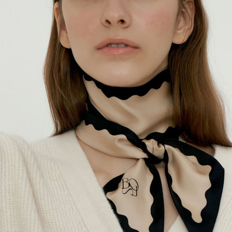 BB’DE SOLI’DE Wave Twilly Scarf (2 Colors)