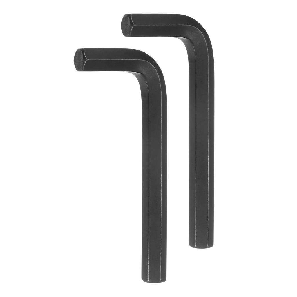 Uxcell Hex Wrench Alloy Steel Hex Repair Tool for Tightening and Removing Assembly of and Bicycle Black 2-Piece Set, 1/2" L-Shaped Keys, Long, Screws,