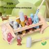 Children's Educational 3-in-1 Piano & Fishing Whack-a-Mole Toy for Early Learning