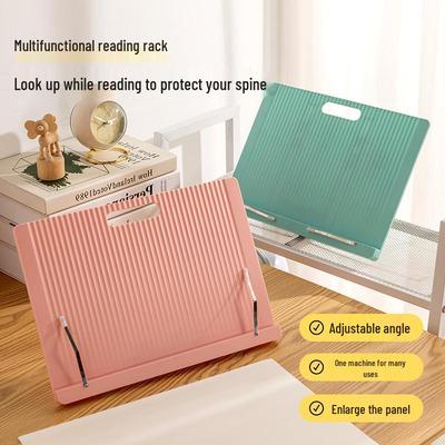 Adjustable Children's Desktop Bookshelf & Tablet Stand