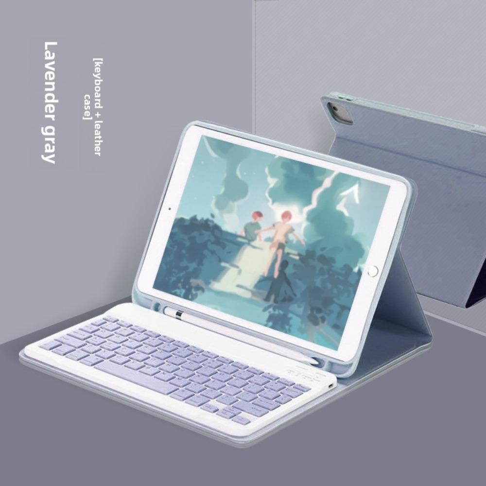 Bluetooth Keyboard Cover Set for iPad Pro 11 2021 with Apple Pencil Slot 10.5 12.9 Protective Case