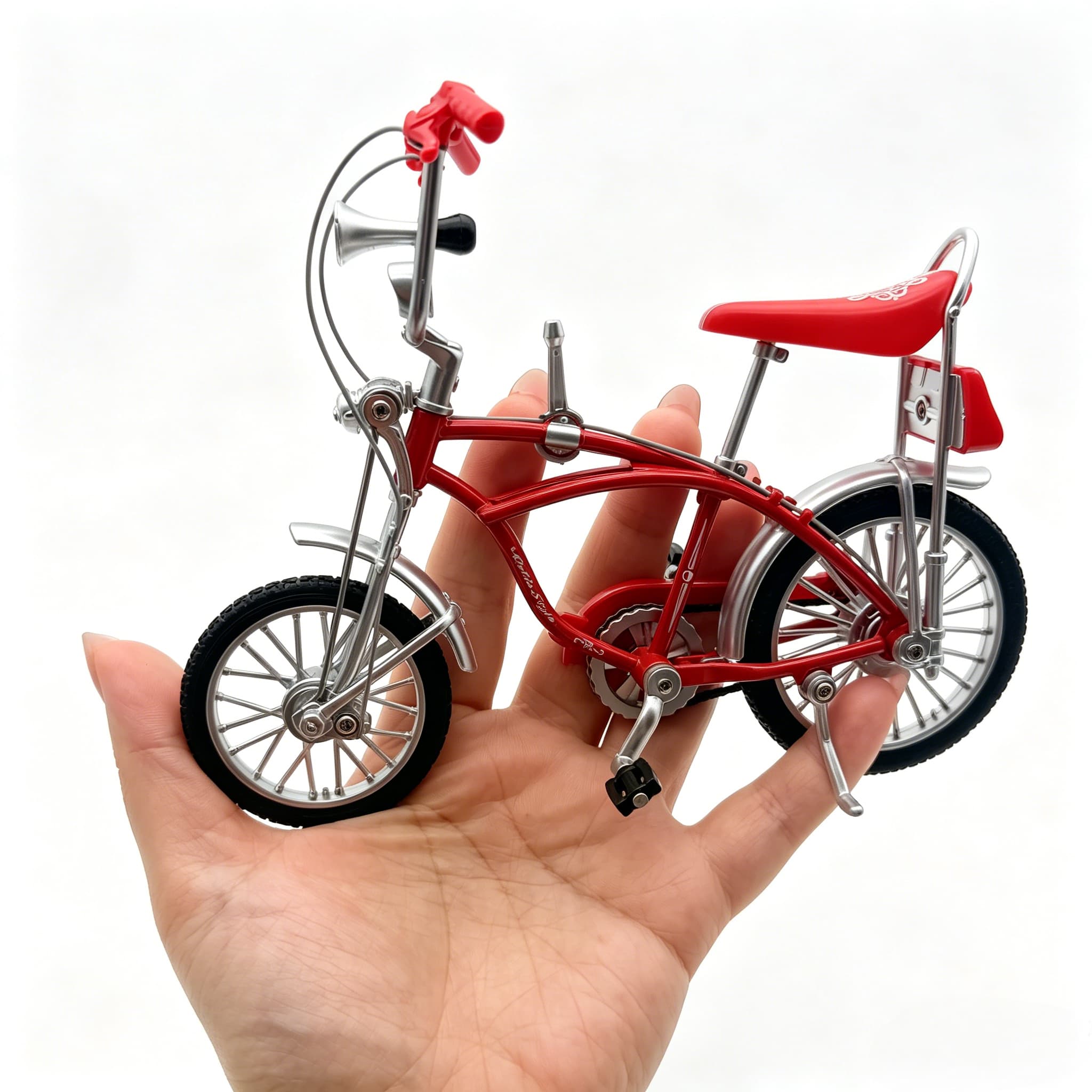 1:Maßstab 8 Rennrad Modell Spielzeug Vintage Metall Mountainbike Modell Statue - Ideale Heimdekoration & Geschenk für Kinder