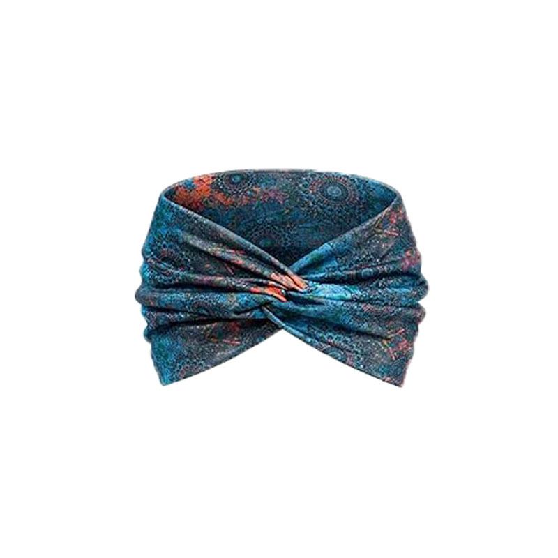 Boho styl Dámská široká čelenka Retro čelenka Elastický měkký turban Uzlovaný Vhodný na jógu Vlasové doplňky