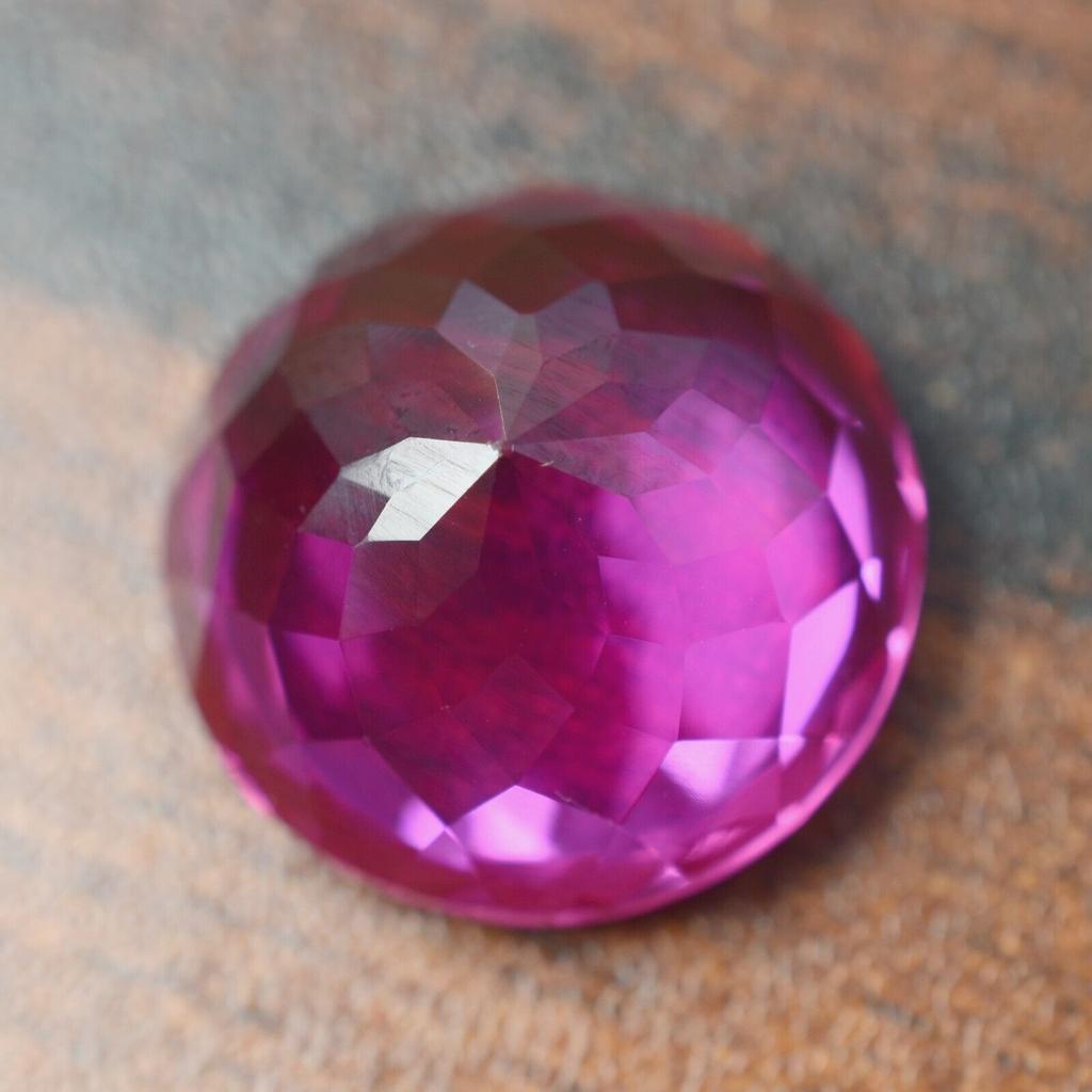 17.60 Ct Pink Sapphire Natural Round Certified Beautiful Loose Gemstone