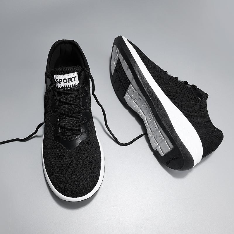 Fashion Gray Men Shoes Running Shoes For Men Big 48 Lightweight Tenis Comfortable Breathable Walking Breathable Nonskid Sneakers