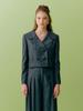 Dear. K Wide Collar Crop Double Jacket Swjkmi4000