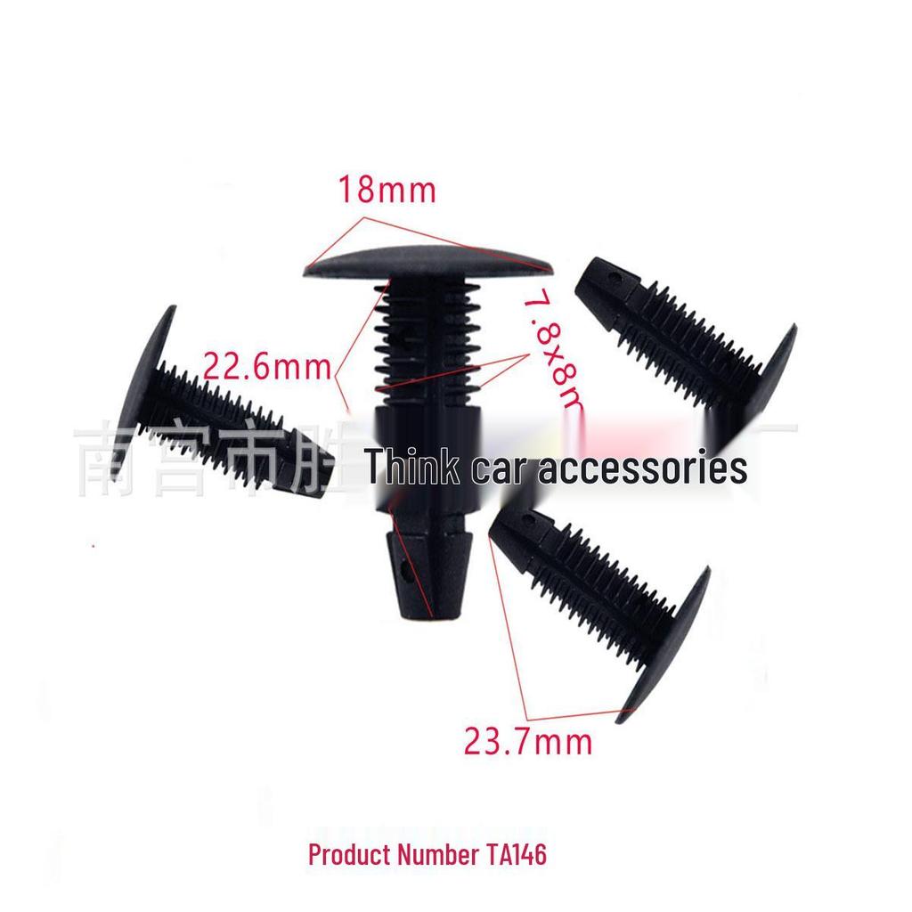 Ford Instrument Panel Clip: Universal Nylon Buckle for Trim and Lining Installation.