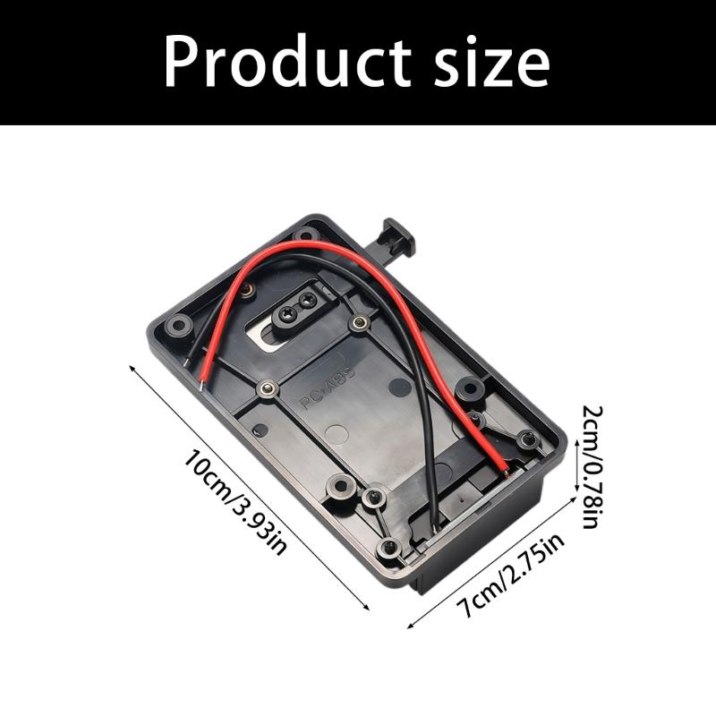 Universal V Lock Mount Plate For Camera LED Lights Quick Release Bracket for Various Photography Equipment Aluminum