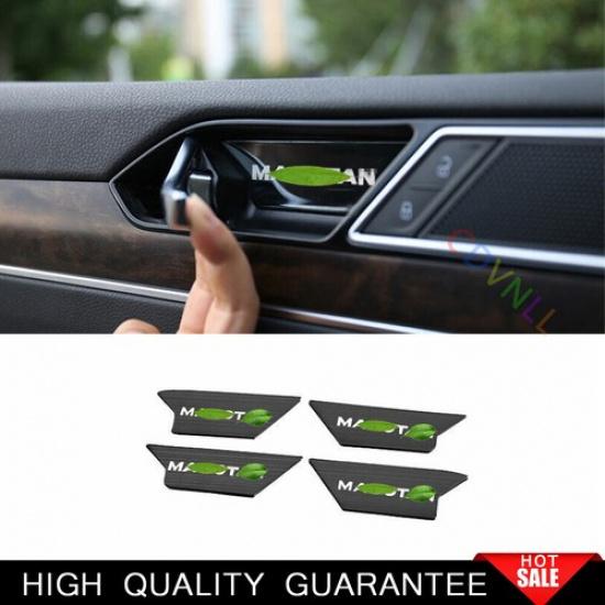 Fit For VW Arteon CC - Black Steels Inner Door Bowl Cover Trim 4PCS