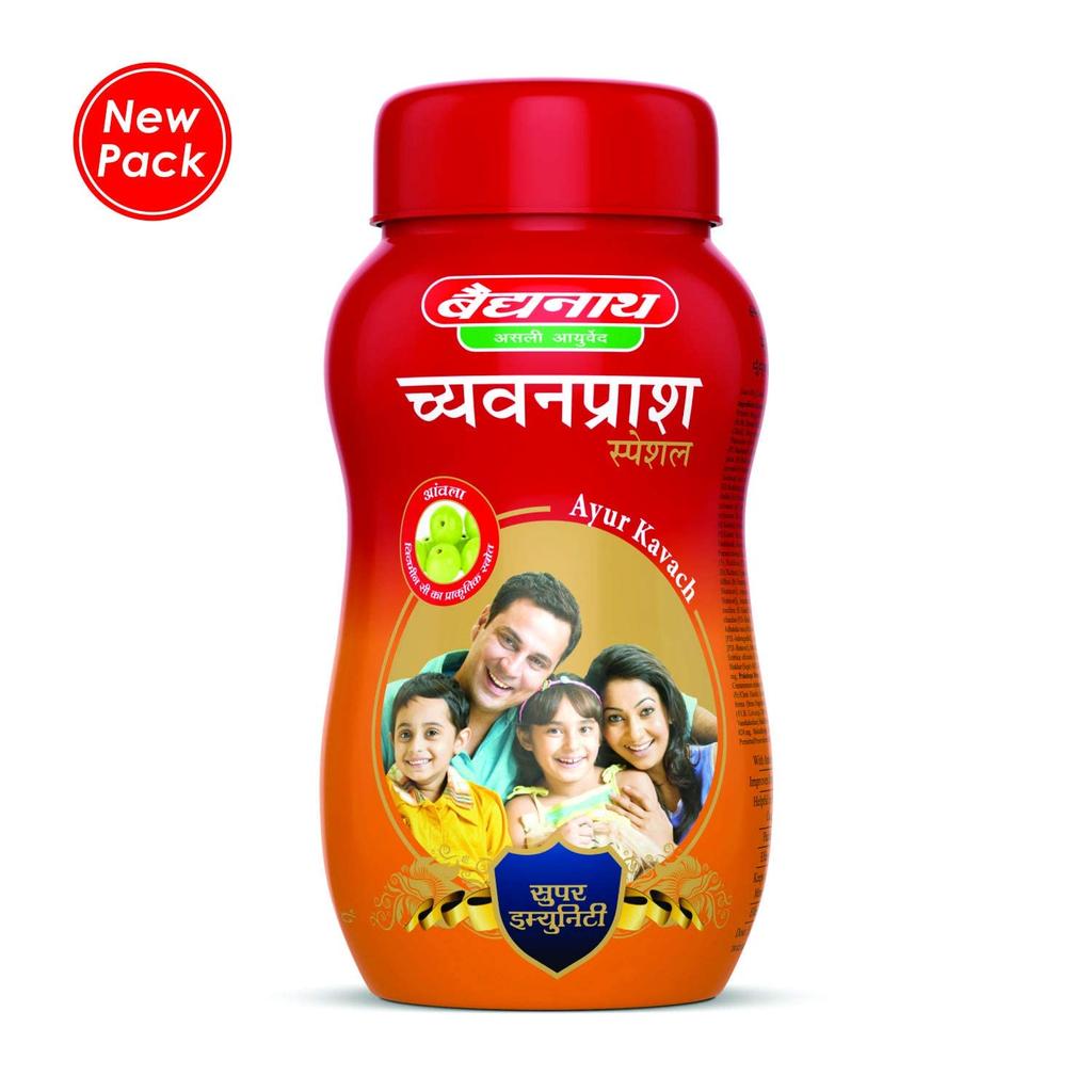 Baidyanath Asli Ayurved Chyawanprash Special 500 g X Pack of 2 Natural Immunity Booster Herbal Energy Stamina