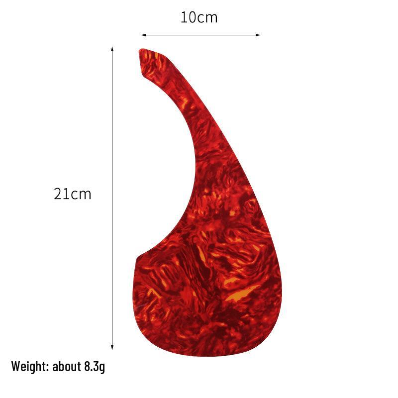 Gitaar slagplaat voor 38", 40", 41" – Gekleurde Onregelmatige Vorm, Geschilderd Stickerbord Accessoire