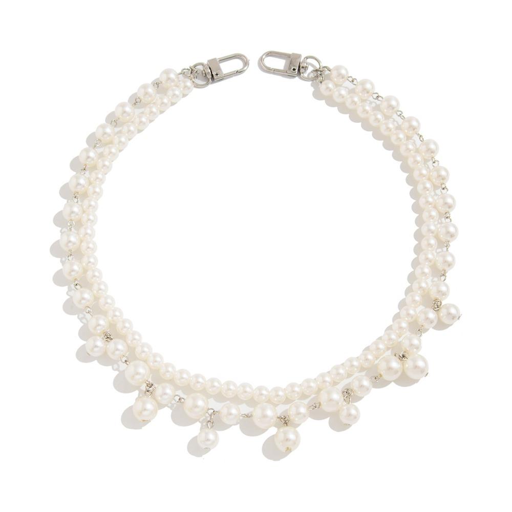 Gothic Pearl Waist Chain Zinc Zinc Zinc Alloy Tassel Jeans Chain Cool Punk Belt Chain  Female