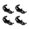 4 Sets Roof Rack Shovel Mount Heavy Duty Multipurpose Metal Rubber Clamp Mounting Bracket for Roof Rack Boats Tool