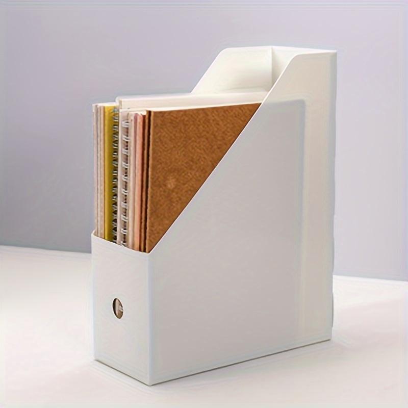 

1Pcs Durable Document Paper File Storage Rack Plastic Desk Desktop File Folder Stand Shelf Rack Vertical Book Magazine Holder білий