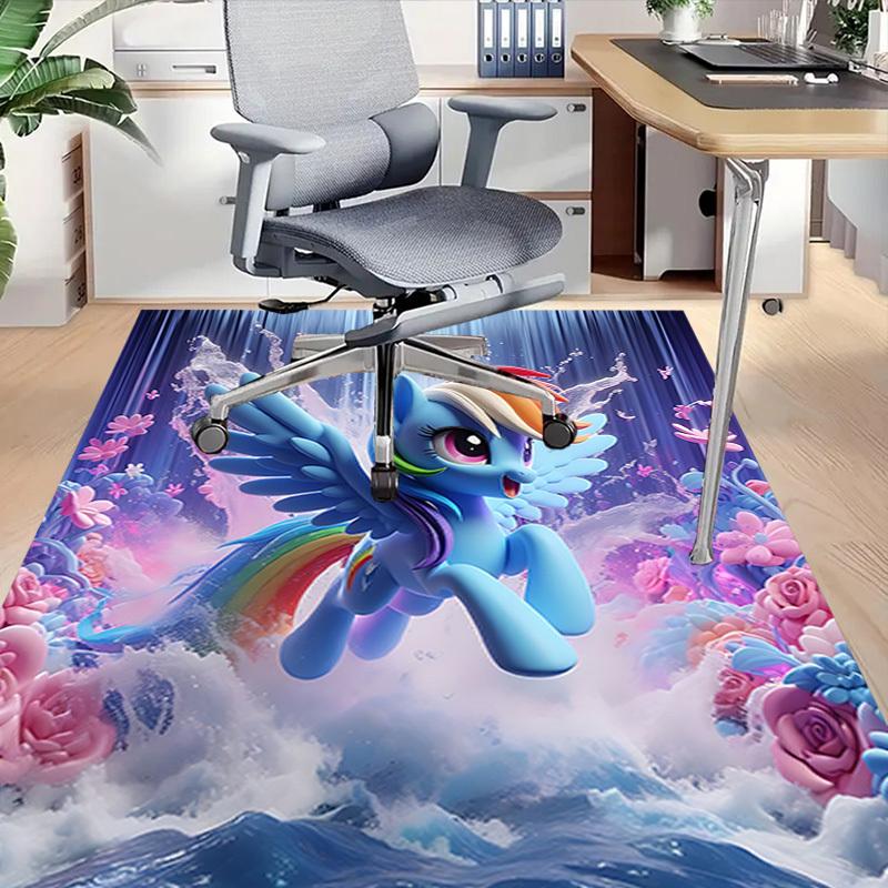 1PC Rainbow Dash, Fantasy World Extra Large Non Slip Floor Carpet, Office, Family, Bedroom, Studio Large Area Rug Indoor Rugs
