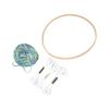 Knitting Loom Set Circular Home Knitter Machine Kit with Colorful Wool for Coasters Hats Bags Crafts