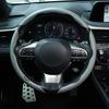 3Pcs Car Carbon Fiber Anti-Skid Steering Wheel Cover Non-Slip Auto Wheel Booster Cover Car Interior Accessories