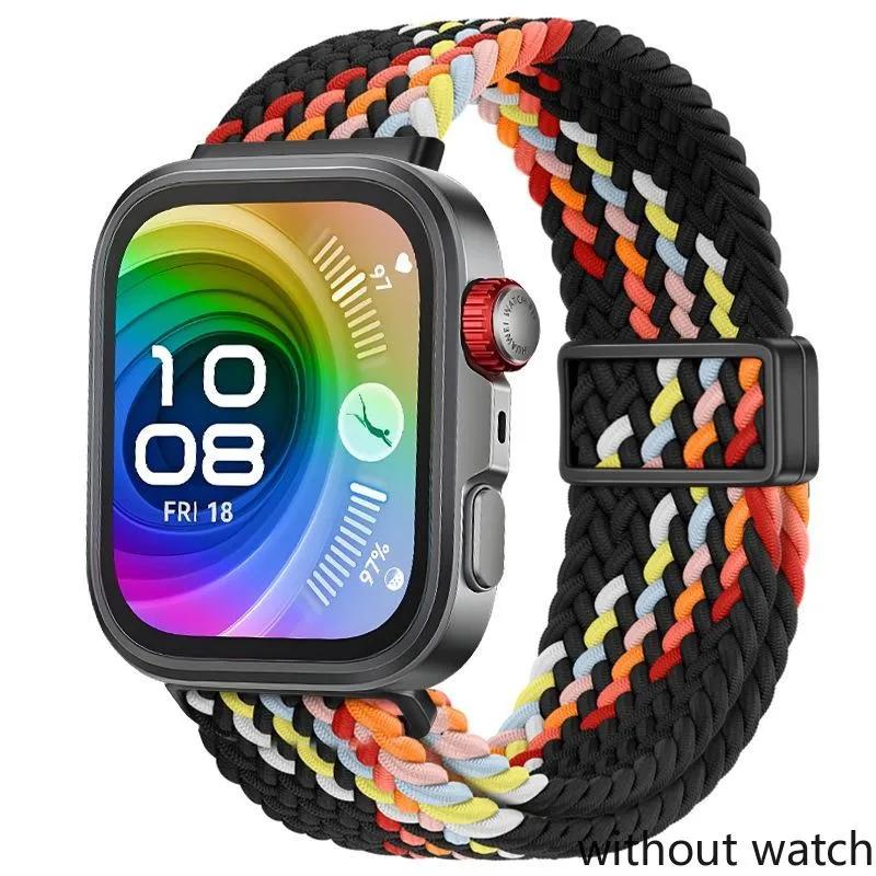 Nylon Magnetic Strap for Huawei Watch Fit 4/3 Braided Breathable for Huawei Watch Fit 4 Pro Sport Bracelet Watchband Accessories
