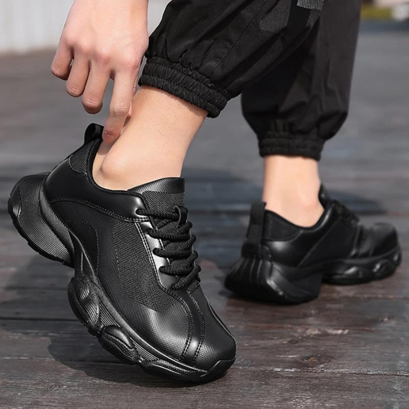 Shoes for Men High Quality Retro Platform Sneaker Jogging Sports Casual Shoe Breathable Mesh Leather Men Shoes Zapatillas Hombre