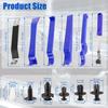 LivTee Auto Trim Removal Tool Kit, Clip Fastener Remover Pry Tools Set,100 Pcs Bumper Retainer Clips Car Plastic Rivets Fasteners Push Retainer Kit